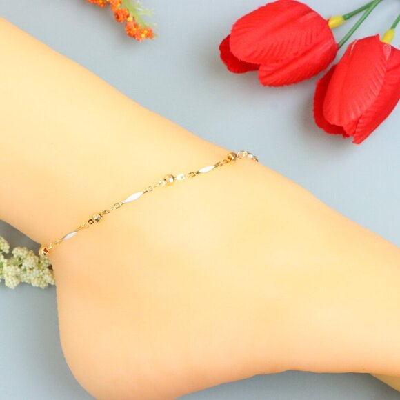 "Handmade Anklet – A Stylish Choice for Women, Thoughtful Gift Idea, EVCH1685 - Picture 1 of 10